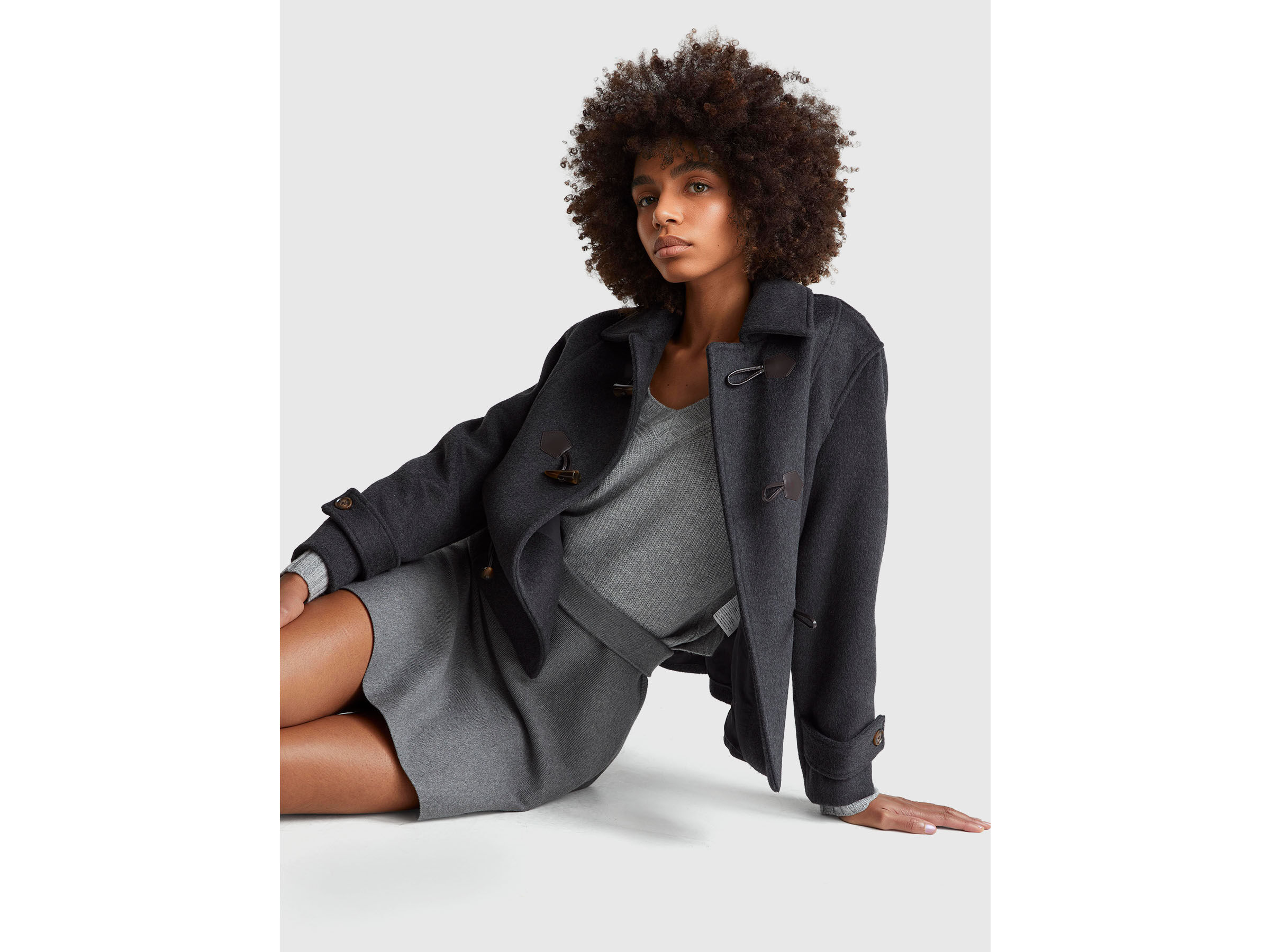 V NECK SWEATER L/S Women image number 3